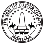 Official Seal for Custer County, Montana